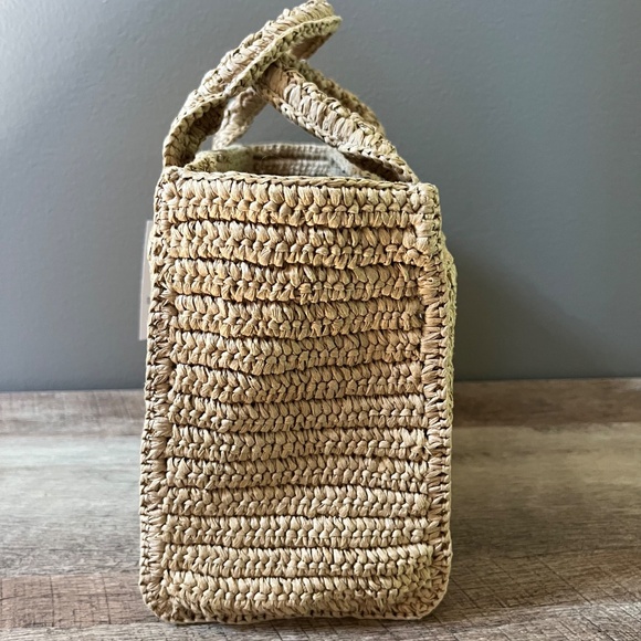 Coach Cargo Straw Tote 26 in Natural - Picture 4 of 11